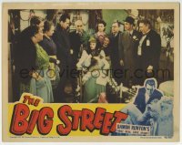 3c310 BIG STREET LC 1942 Henry Fonda & top cast around Lucille Ball in wheelchair, Damon Runyon!