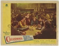 3c352 CALIFORNIA LC #3 1946 Ray Milland, Barbara Stanwyck & George Coulouris, faro gambling!