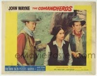 3c377 COMANCHEROS LC #7 1961 John Wayne, Stuart Whitman, Ina Balin, directed by Michael Curtiz!