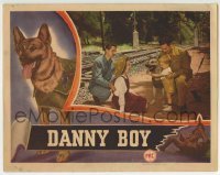 3c394 DANNY BOY LC 1946 U.S. Marine K-9 Corps German Shepherd dog hero by railroad tracks!