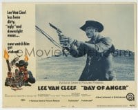 3c399 DAY OF ANGER LC #1 1967 I giorni dell'ira, Lee Van Cleef pointing gun, spaghetti western!
