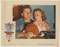 3c408 DETECTIVE STORY LC #5 1951 Kirk Douglas sneers at Eleanor Parker when he finds out the truth!