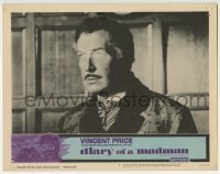 3c413 DIARY OF A MADMAN LC #4 1963 best close portrait of sculptor Vincent Price, Guy DeMaupassant