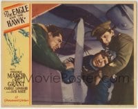 3c433 EAGLE & THE HAWK LC 1933 Cary Grant & Fredric March dedicate their lives to death!