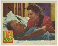 3c436 EDWARD MY SON LC #6 1949 Deborah Kerr hates going to Switzerland without Spencer Tracy!