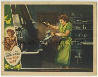 3c437 EGG & I LC #4 1947 Claudette Colbert burns food while trying to cook on primitive stove!