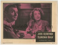 3c461 FLAMINGO ROAD LC #8 1949 Michael Curtiz, close up of Joan Crawford & Zachary Scott!