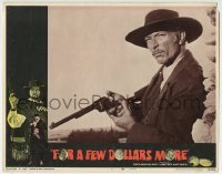 3c466 FOR A FEW DOLLARS MORE LC #1 1967 great c/u of Lee Van Cleef cocking his long-barreled pistol!