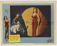 3c471 FORT ALGIERS LC #5 1953 full-length close up of sexy Yvonne de Carlo standing in spotlight!