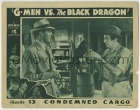 3c487 G-MEN VS. THE BLACK DRAGON chapter 13 LC 1943 Republic WWII serial, Condemned Cargo!