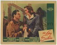 3c482 GAY SISTERS LC 1942 young Gig Young with hair looks lovingly at Geraldine Fitzgerald!