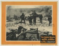 3c496 GREEN BERETS LC #7 1968 John Wayne & soldiers on raging battlefield in the Vietnam War!