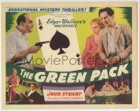 3c087 GREEN PACK TC 1940 Edgar Wallace's masterpiece, cool ace of spades gambling image!