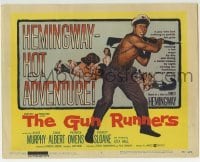 3c089 GUN RUNNERS TC 1958 Audie Murphy, hot adventure written by Ernest Hemingway, Don Siegel!