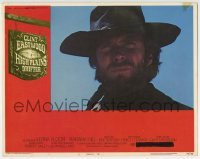 3c517 HIGH PLAINS DRIFTER LC #1 1973 best super close up of Clint Eastwood scowling wearing hat!