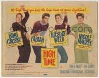 3c094 HIGH TIME TC 1960 Blake Edwards directed, Bing Crosby, Fabian, sexy young Tuesday Weld!