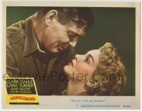 3c525 HOMECOMING LC #5 1948 best close up of Clark Gable telling Lana Turner he loves her!