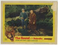 3c529 HOUND OF THE BASKERVILLES LC #2 1959 great image of two men standing in swampy area!