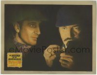 3c528 HOUND OF THE BASKERVILLES LC 1939 best c/u of Basil Rathbone as Sherlock Holmes & Dr. Watson!