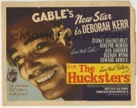 3c097 HUCKSTERS TC 1947 super close up of smiling Clark Gable & him kissing Deborah Kerr!