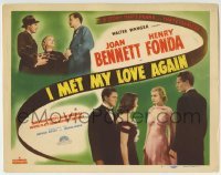 3c101 I MET MY LOVE AGAIN TC R1948 pretty Joan Bennett & Henry Fonda in romantic triangle!