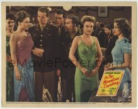 3c551 IN THE MEANTIME DARLING LC 1944 Frank Latimore in uniform with sexy Jeanne Crain at party!