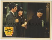 3c573 JOHNNY APOLLO LC 1940 c/u of mobster Tyrone Power, sexy Dorothy Lamour & Charley Grapewin!