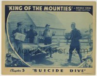 3c587 KING OF THE MOUNTIES chapter 5 LC 1942 Allan Lane stops men with explosives, Suicide Dive!