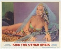 3c590 KISS THE OTHER SHEIK LC #2 1968 sexy Pamela Tiffin poses for photographs for a secret deal!