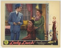 3c595 LADY LUCK LC 1936 sexy manicurist Patricia Farr involved in horse race gambling crime!