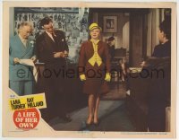 3c618 LIFE OF HER OWN LC #8 1950 two men check out sexy Lana Turner's sophisticated new outfit!