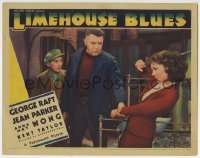3c621 LIMEHOUSE BLUES LC 1934 huge guy grabbing Jean Parker as little guy watches!