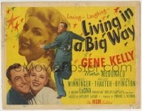 3c129 LIVING IN A BIG WAY TC 1947 great images of Gene Kelly with sexy Marie The Body McDonald!