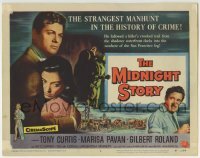 3c140 MIDNIGHT STORY TC 1957 Tony Curtis in the strangest San Francisco manhunt in crime's history!