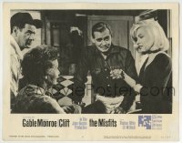3c666 MISFITS LC #4 1961 Clark Gable, sexy Marilyn Monroe, Thelma Ritter, Eli Wallach, John Huston
