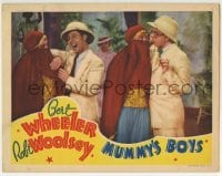 3c679 MUMMY'S BOYS LC 1936 Bert Wheeler & Robert Woolsey in pith helmets with sexy harem girls!