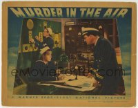 3c682 MURDER IN THE AIR LC 1940 great image of Navy sailors in control room with superior officer!