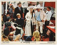 3c696 MYRA BRECKINRIDGE LC #8 1970 John Huston & Mae West in white outfits & cowboy hats!