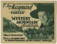 3c147 MYSTERY MOUNTAIN chapter 4 TC 1934 cowboy Ken Maynard, Mascot Master Serial, The Human Target!