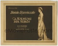 3c154 NOTORIOUS MRS. SANDS TC 1920 great full-length portrait of pretty Bessie Barriscale!