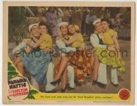 3c735 PANAMA HATTIE LC 1942 Red Skelton, Ben Blue & another sailor with three sexy women!