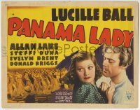 3c156 PANAMA LADY TC 1939 great close up of Lucille Ball & Allan Lane + sexy showgirls!