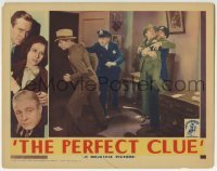 3c743 PERFECT CLUE LC 1935 David Manners & Richard Skeets Gallagher caught by cops in office!