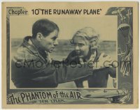3c753 PHANTOM OF THE AIR chapter 10 LC 1933 Sidney Bracey grabs upset Gloria Shea, The Runaway Plane