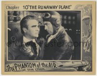 3c751 PHANTOM OF THE AIR chapter 10 LC 1933 LeRoy Mason grabbing William Desmond, The Runaway Plane!