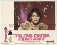 3c755 PINK PANTHER STRIKES AGAIN LC #2 1976 best close up of sexy Lesley-Anne Down in fur coat!