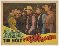 3c757 PIRATES OF THE PRAIRIE LC 1942 cowboy hero Tim Holt faces down a group of bad men!