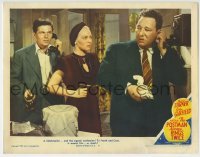3c760 POSTMAN ALWAYS RINGS TWICE LC #7 1946 John Garfield watches Lana Turner hold gun on Alan Reed