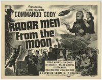 3c172 RADAR MEN FROM THE MOON TC 1952 Commando Cody, wacky Republic sci-fi serial in 12 chapters!