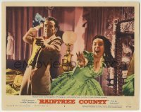 3c773 RAINTREE COUNTY LC #8 1957 Elizabeth Taylor & Montgomery Clift in a doll-smashing frenzy!